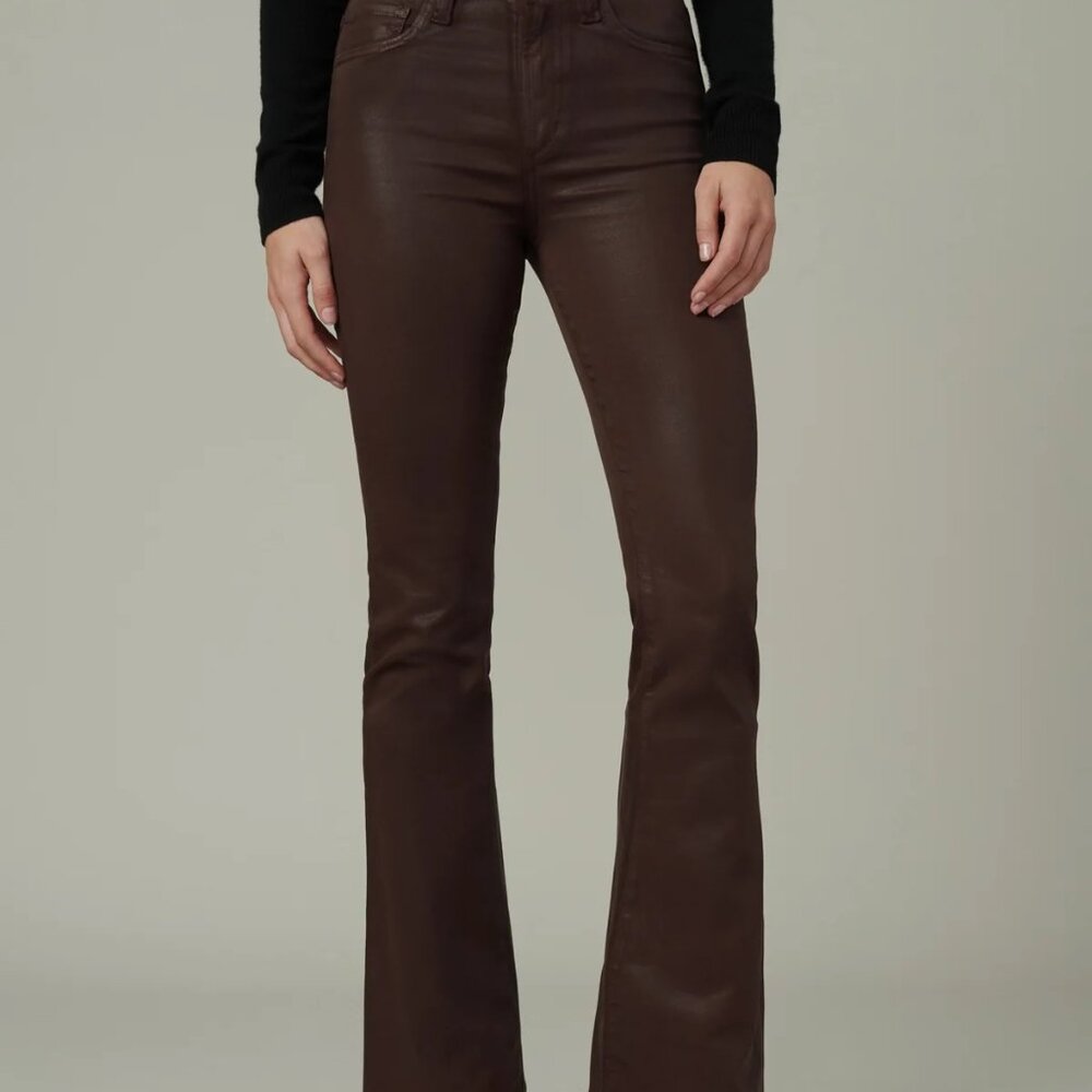 Joe's Jeans - Hi Honey Coated Brown Pants